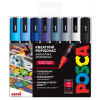 POSCA - sada WINTER popisovačov PC-5M - 1,8-2,5 mm - zimné farby (sada 8 ks)