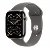 Apple Watch Series 11 GPS + Cellular 46mm Prírodný titán s kamenno sivým športovým remienkom - S/M MFCW4WF-A