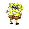 CUKROVÁ TLAČ jedlý obrázok na tortu Cukrová hmota SpongeBob #5 + MENO TEXT