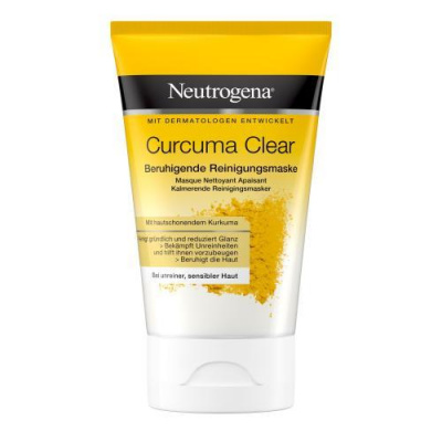 Neutrogena Curcuma Clear Cleansing Mask čistiaca a upokojujúca maska na citlivú aknóznu pleť 50 ml unisex