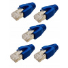 Konektor RJ45 s krytom kat.6A tienený AWG 24-22 na hrubé káble 5 kusov