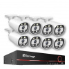 Techage IP – 8 kamerový set 8 MP BULLET-WLI