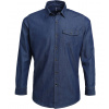 Premier Workwear Pánska džínsová košeľa PR222 Indigo Denim L