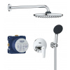Grohe Start Edge Sprchový set pod omietku, priemer 25 cm, 2 prúdy, chróm 25293000-GR