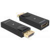 DeLOCK 65258 Adapter DisplayPort auf HDMI DisplayPort Stecker auf HDMI Buchse černá