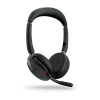 Jabra Evolve2 65 Flex/Stereo/ANC/USB-C/BT-USB/Bezdrať/MS/Čierna