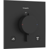 HANSGROHE Ecostat Comfort E termostat pod omietku pre 2 spotrebiče, matná čierna, 33711670