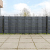 BALKÓNOVÉ PARAVÁNY 5 KS ANTRACITOVÉ 255X19CM PE RATAN