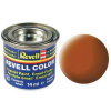 REVELL 85 Hnedá matná syntetická modelárska farba (RAL8023), 14ml (REVELL 32185 BROWN MAT 14ml 0,47fl oz EMAIL COLOR)