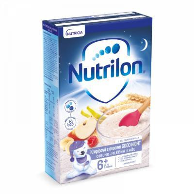 Nutrilon obilno-mliečna kaša krupicová s ovocím GOOD NIGHT (od ukonč. 6. mesiaca), 1x225 g
