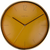 Nástenné hodiny Essential Gold oranžové