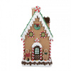 Clayre & Eef Hnedá zdobená perníková chalúpka Gingerbread House - 28*28*51 cm - Clayre & Eef
