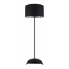 Stojatá lampa poschodie lampa čierna a strieborná (Stojatá lampa poschodie lampa čierna a strieborná)