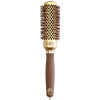 Olivia Garden Expert Blowout Shine Wavy Bristles Gold & Brown Fúkacia kefa na vlasy - 35 mm