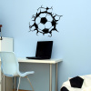 Veselá Stena Samolepka na stenu Futbalová lopta Farba: černá