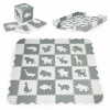 WELLHOX Penová podložka s plotom puzzle suchý bazén 36 kusov