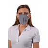 Respirátor RS-2, štvorvrstvový (1 vrstva-100% polyester, 1 vrstva-polyuretánová pena,2 vrstvy-100% polyester + ióny striebra) - dámsky - VYROBENÉ NA SLOVENSKU