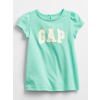 GAP Baby šaty GAP logo Zelená 0-3M