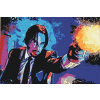 Vymalujsisam.sk Maľovanie podľa čísiel - John Wick Farebný výstrel Veľkosť: 40x60cm, Rám: Bez rámu, iba zrolované plátno