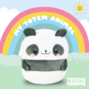 POPbuddies Totemu Chums Cute ´n´ Kawaii Plyšák Figurka Panda 19 cm