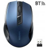 Ugreen MU006 Bezdrôtová optická myš USB 2,4 GHz / Bluetooth 5.0 4000 DPI - modrá