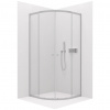 CERANO - Sprchovací kút Orso L/P - 6 mm - štvrťkruh - R550 - chróm, transparentné sklo - 90x90x195 cm - posuvný