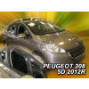 Deflektory na okná pre Peugeot 208 , 2ks