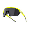 Okuliare FORCE APEX, fluo-čierne, čierne sklá