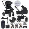 EASYWALKER SET Kočík 4v1 Jimmey Pepper Black XXL RWS + CYBEX Aton B2 i-Size + základňa
