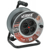 Prodlužovací kabel na kovovém bubnu 3x1,5mm, 25m, Verke V70015