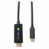 Techly IADAP USBC-HDMI2TY USB grafický adaptér 3840 x 2160 px Čierna (IADAP-USBC-HDMI2TY)