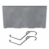 Prosperplast Truhlík URBI CASE BETON EFFECT W s háky a vkladem 58 cm - barva: marengo