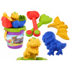 LEAN TOYS Piesková sada – dinosaury