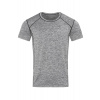 Tričko STEDMAN Recycled Sports-T Reflect, Grey Heather sivá, M