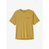 Tričko s potlačou Patagonia Cap Cool Daily Shirt Cloud Crag - l.yellow/light l.yellow x-dye