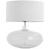 Argon Sekwana stolová lampa 1x15 W biela-priehľadná 3051