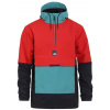 pánska bunda HORSEFEATHERS SHAW JACKET Lava Red/Oil Blue M + doprava zdarma