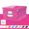 Leitz WOW Click & Store A4 28,1 x 20 x 37 cm, ružová
