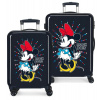 JOUMMABAGS Sada cestovných kufrov ABS Minnie Rock Dots Blue ABS plast, 55/68 cm