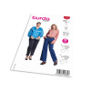 Strih Burda 5780 - Blúzka, hodvábna blúzka