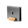 OAKYWOOD Dvojitý Drevený Vertikálny Stojan / Stolík na Laptop - Dub