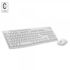Logitech 920-009824 klávesnica Obsahuje myš Kancelária RF Wireless QWERTY US International Biela (920-009824)