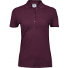 TEE JAYS TJ145 STRECH DELUX / Dámska polokošeľa - wine S