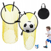 TRÉNINGOVÁ FUTBALOVÁ BRÁNKA NA FUTBAL 213x150x90CM MODRÁ