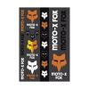 Fox Racing Fox Heritage Track Pack, nálepky - Black/White/Orange Veľkosť: OS