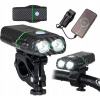 Predná cyklistická baterka LED USB-C Rukoväť 6 režimov 600lm IP65 Funkcia powerbanky VAYOX