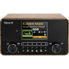 Albrecht DR 866 27866 stolný rádio, DAB+, FM, AUX, Bluetooth, DAB+, UKW, výrazné tlačidlá, hlasový výstup, funkcia alarmu, vlašský orech; 27866