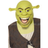 Maska - SHREK - zelená, celohlavová, latex