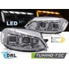 Tuning-tec PLNÉ LED SVETLOMETY SVETLÁ CHROMOVÁ DRL SEQ pasujú na VW GOLF 7 17-19