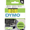 páska do štítkovače DYMO D1 40918 polyester Barva pásky: žlutá Barva písma:černá 9 mm 7 m